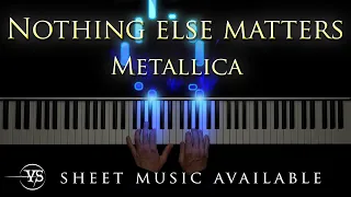 Metallica - Nothing Else Matters - Intermediate Piano Cover (Arr. Yannick Streibert)