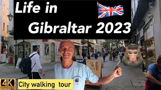 gibraltar United Kingdom |4k City Walking Tour | The British Overseas Territory/gibraltar 2023