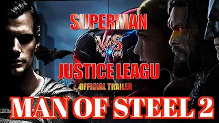 MAN OF STEEL 2 (2025) - Teaser Trailer | SUPERMAN VS JUSTICE LEAGU | Henry Cavill, Dwayne Johnson