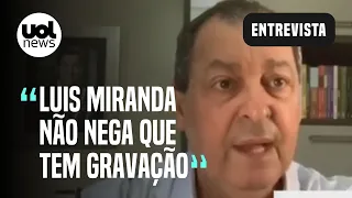 Omar Aziz acredita que Luis Miranda tem gravação de Bolsonaro: "Tem algo na manga"