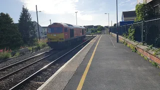 60040 passing light engine through Margam to Robeston on 27.05.22