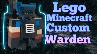 Lego Minecraft custom warden tutorial⛰️