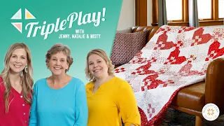 Triple Play: 3 NEW Swedish Heart Quilts with Jenny Doan of Missouri Star (Video Tutorial)