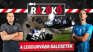 A Forma-1 legveszélyesebb balesetei | Rázókő | S03E09 | Unibet