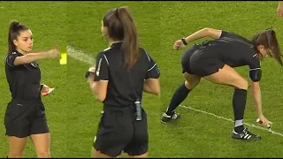 if the referee is a very beautiful girl