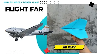 How to make a easy far flying paper airplane