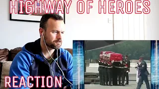 SCOTTISH GUY Reacts To US Media Tribute To Highway of Heroes