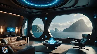 Interstellar Serenity: Relaxing in a Spaceship Oasis ✨🚀 Epic / Sci-fi Music 🎧