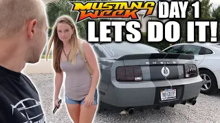 WE MADE IT! FIRST DAY Mustang Week 2019