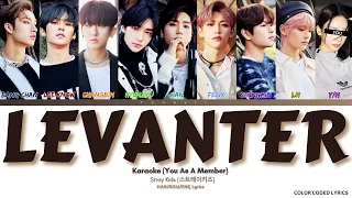 [KARAOKE] Stray Kids 'Levanter (English Ver.) ' - You As A Member || 9 Members Ver.