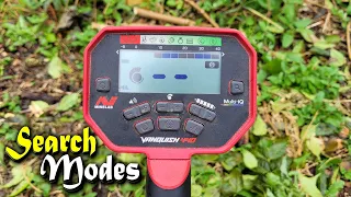 Minelab Vanquish | Learning Our Metal Detector - SEARCH MODES