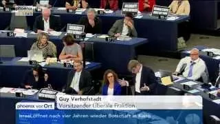 Europaparlament: Debatte über die Rede von Jean-Claude Juncker am 09.09.2015