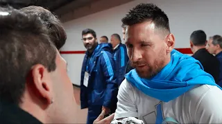 LE DÍ A MESSI ESTE REGALO | ÉPICO VLOG ARGENTINA - PARAGUAY