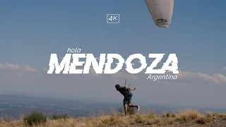 ¡Volando en Parapente! · Bienvenidos a Mendoza, Argentina -  4K