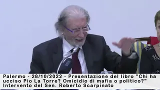 R. Scarpinato - "Chi ha ucciso Pio La Torre? Omicidio di mafia o politico?" - Palermo - 28/10/2022