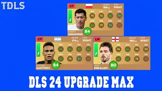 DLS 24 upgrade max Robert Lewandowski & Lautaro Martínez & Jack Grealish