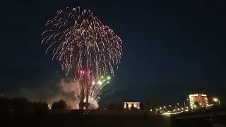 3 июля 2023 г - День независимости Республики Беларусь. Праздничный фейерверк в г.Витебск.