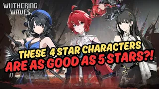 The Best 4 Star Characters You Need To Build!! HUGE Early Game Boost For F2P!! | Wuthering Waves