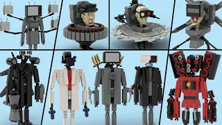 ALL LEGO SKIBIDI TOILET : Upgraded TITAN CAMERAMAN vs Upgraded TITAN SPEAKERMAN and more #4