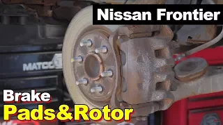 2005-2015 Nissan Frontier Front & Rear Brake Pad & Rotor