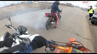 Последнее видео с Gr1 Lite/стант/Stels Flex 250/Yamaha 400 бернаут/ #stunt​