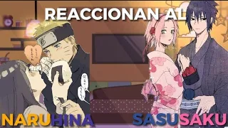 🌷El equipo 7+ Hinata reaccionan al Naruhina, Sasusaku y su familia 🌷