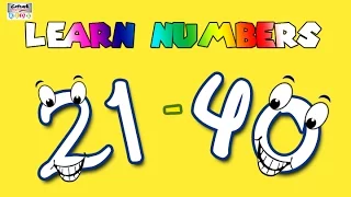 Learn to Count Numbers 21 to 40 | Fun Learning Collection For Beginners | Basic Maths