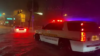 11-11-2020 St Pete Beach, FL Storm Surge Flooding - Cars Flooded & Stalled