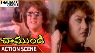 Chamundi Movie || Malashri Superb Action Scene || Malashri, Prakash Raj || Shalimarcinema