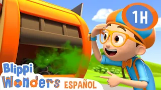 Camión de la basura | Blippi Wonders | Caricaturas para niños | Videos educativos para niños