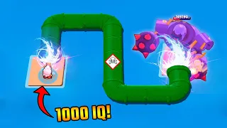 *1000 IQ* VS GIANT HACKER ROBOT | Brawl Stars Funny Moments & Fails & Wins #9