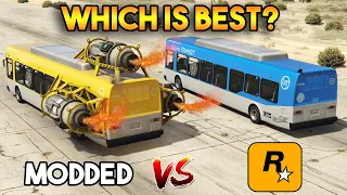 GTA 5 BUS VS MODDED BUS (WHICH IS BEST?)