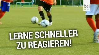 C- und B-Jugend Fußballtraining: Dreifarbenspiel