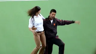 Moments Djokovic and Nadal dancing Salsa | Dansa Salsa