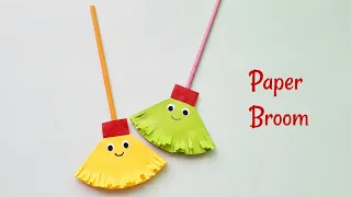 Cute Little Paper Broom | Paper Broom | DIY Paper Crafts | Diary Of Art