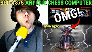 SCP-1875 Antique Chess Computer (SCP Animation) @Dr_Bob REACTION!