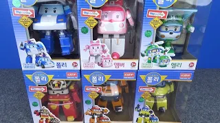 [Robocar Polly] Poly, Roy, Amber, Helicopter, Baki, Mark will be opened and transformed ♪