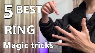 5 best magic tricks with the ring - REVEALED | Felix Magic