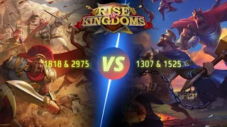 [RoK] Rise of Kingdom 1818 & 2975 vs 1307 & 1525 / Pass 4 #2 #riseofkingdoms #kvk #C12046