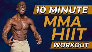 10 Minute MMA HIIT Workout – Burpee-Bodyweight Circuit