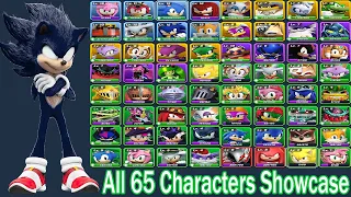 Sonic Forces Speed Battle All 65 Characters Unlocked Showcase All Movie Super Sonic Baby Sonic Tails