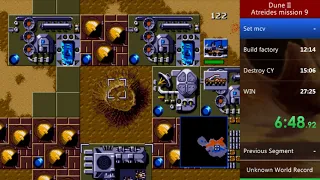 Dune 2 (Sega) IL Speedrun - Atreides mission 9 (25:41.55)