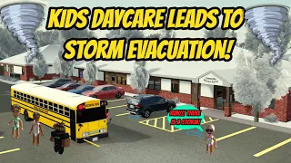 Greenville, Wisc Roblox l Kids Daycare Trip STORM EVACUATION Rp