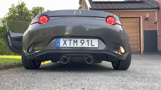 Mazda MX-5 ND - Original vs Ulter Sport Exhaust (Cold Start)