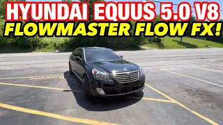 2016 Hyundai Equus 5.0L V8 DUAL EXHAUST w/ FLOWMASTER FLOW FX!