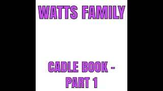 My two cents on Cherlyn Cadles book re CHRIS WATTS- actually part 2!!