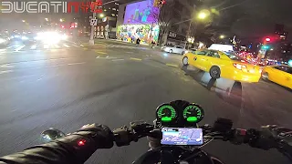 Never Enough - Brooklyn to Manhattan Night Ride, West Side Highway - Ducati through NYC  v1151
