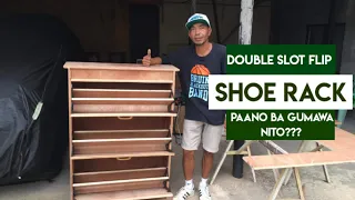 Double Slot Flip Shoe Rack!!!!                 Paano Gawin????