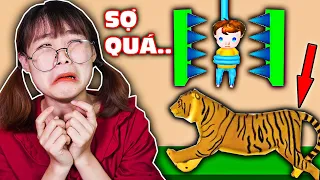 HÀ SAM GIẢI CỨU EM TRAI KHỎI BẪY CON HỔ CỰC NGUY HỂM VÀ ĐÁNG SỢ  - Rescue Cut - Rope Puzzle