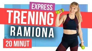 EXPRESS TRENING NA GÓRĘ CIAŁA Z HANTELKAMI (LUB BEZ!) 20 MIN. |  Codziennie Fit